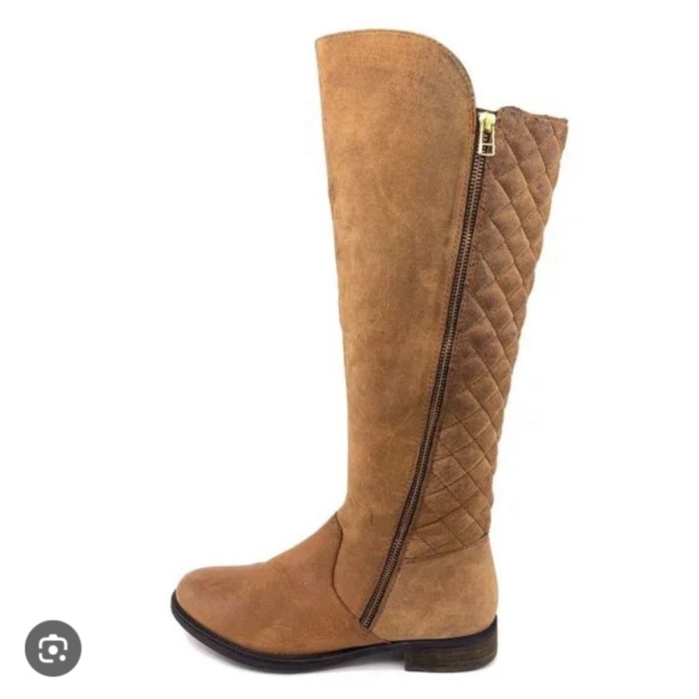 Steve Madden quilted knee-high boot